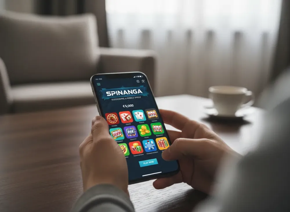 Spinanga app für mobiles Casino und Spielspaß